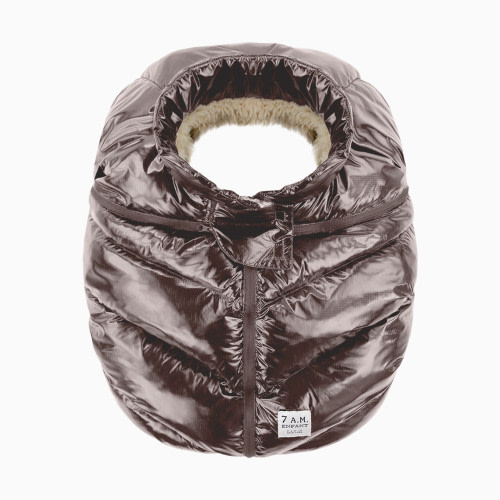 7AM Enfant Car Seat Cocoon - Brown Polar
