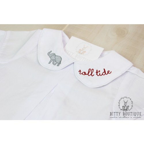 Little Elephant Peter Pan Top or Set
