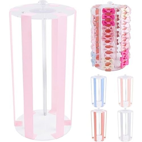 OOSAKU Headband Holder Bow Organizer for Girls,Baby Hair Clips Storage Stand, Hair Accessory Organizer Rack for Baby Newborn Infant Toddler Kids (YT-BXZ-9-fen)