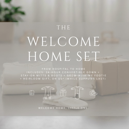 Welcome Home Set | Storm Gray Newborn Clothing Gift Bundle