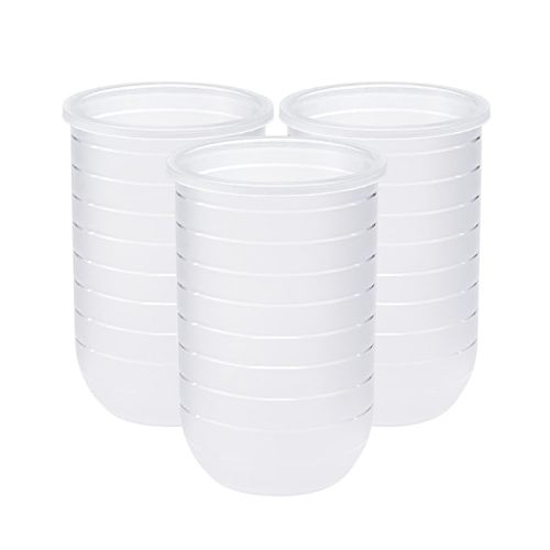 Boon Nursh Reusable Replacement Pouch with Collapsible Silicone Pouch Design - Everyday Baby Essentials - Stage 2 Medium Flow Baby Bottles - Gray - 8 Oz