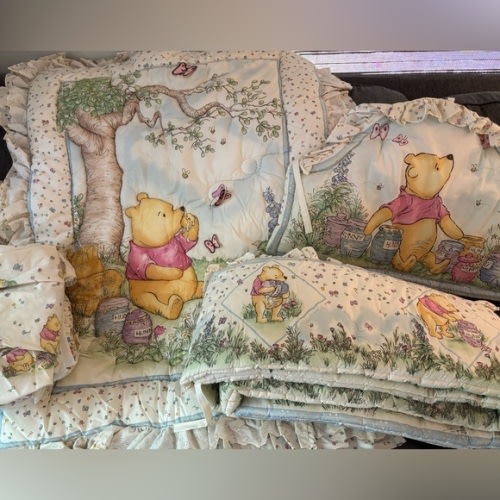 Classic Winnie the Pooh Nursery Set Y2K Vintage 1994 EUC