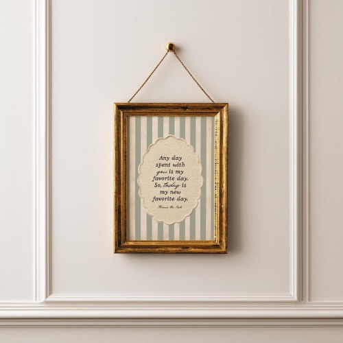 Winnie the Pooh Quote Nursery Print | Any Day Spent With You Is My Favorite Day