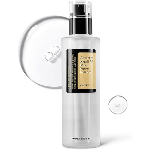 COSRX Snail Mucin 96% Repairing Serum for Sooothing & Hydrating 3.38 oz.