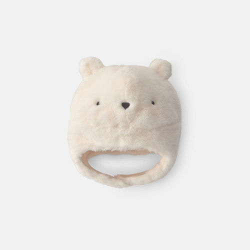 Baby Polar Bear Christmas Fleece Hat - Cream | Carter’s Oshkosh Canada