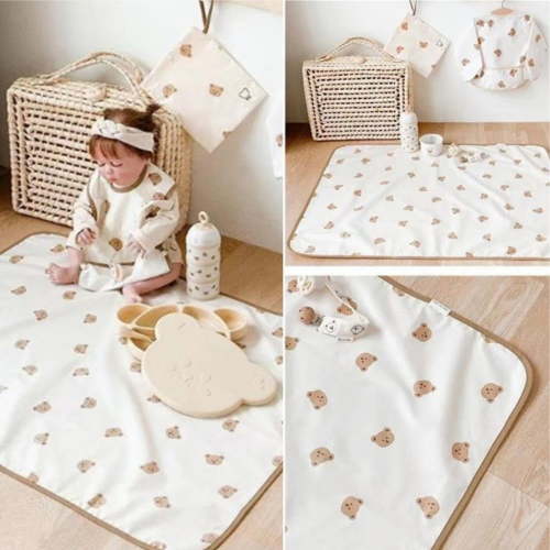 Pee Pads, Waterproof Pads for Baby, Potty Training Pee Pads for Kids, Reusable Underpads Waterproof Mattress Incontinence Cover for Bed Wetting Toddlers Women Kids Adults(Olive)
