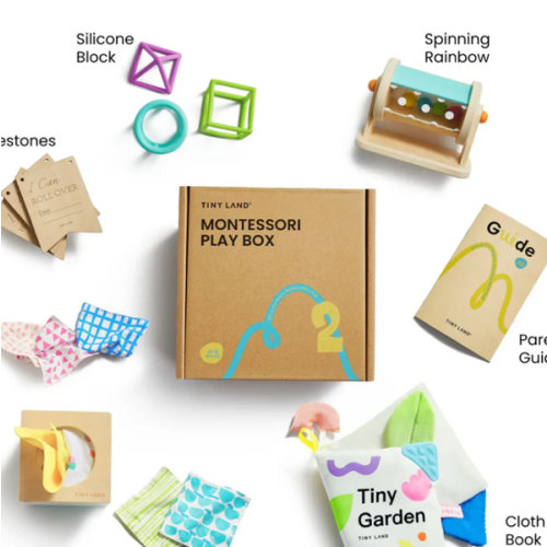 Tiny Land® Montessori Toys for Newborns (4–6 Months)