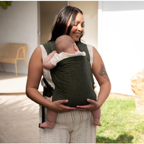 Grove Lark Baby Carrier | Dark Green Soft Structured Carrier | hope&plum