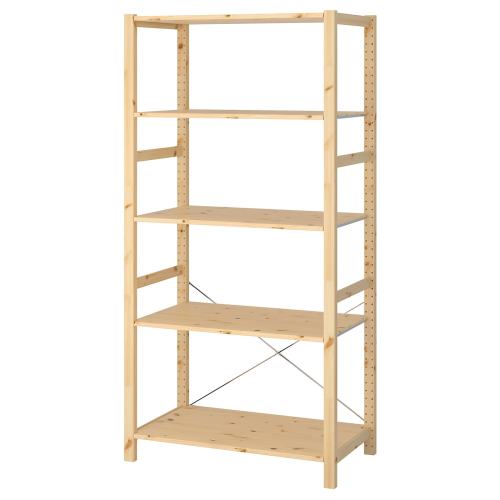 IVAR Shelf unit - pine 35x19 5/8x70 1/2 "