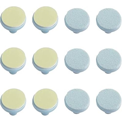 12 Pieces Baby Nail File Pads Nail Trimmer Replacement Pads Electric Baby Nail Grinding Heads for Standard Electric Kid Nail Trimmer Suits to Newborn Infant Toddler (4-11, Over 12 Months)