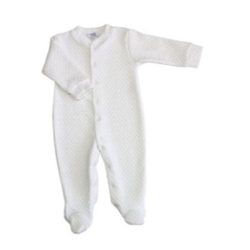 Unisex Basket Weave Baby Footie - Baby