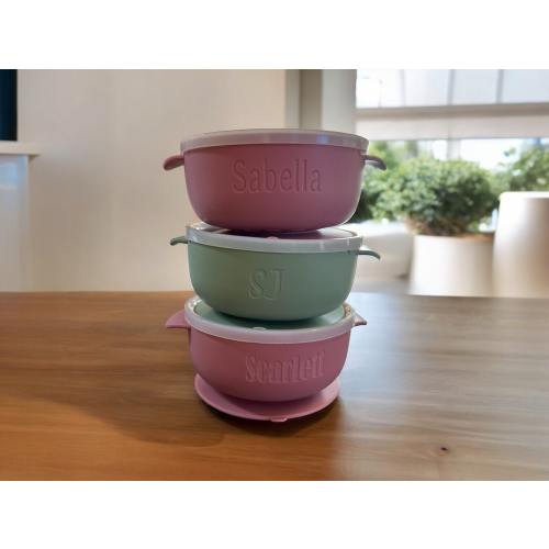 BLW bowl|Silicone baby bowls|Baby Birthday gift|baby feeding essentials|personalized baby bowl|baby shower gift|baby bowl with name|non slip