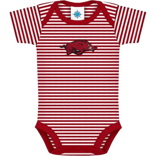 Creative Knitwear College Baby NCAA Infant Striped Bodysuit