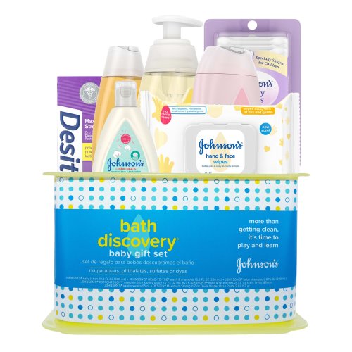 Johnson's Bath Discovery Baby Gift Set, 7 Items