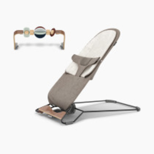UPPAbaby Mira 2-in-1 Bouncer and Seat & Toy Bar Bundle - Wells/Wonder Wheel