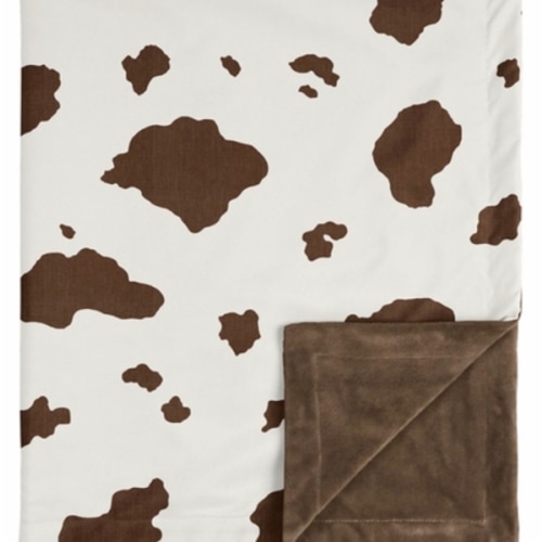 Wild West Collection Baby Blanket - Cow Print