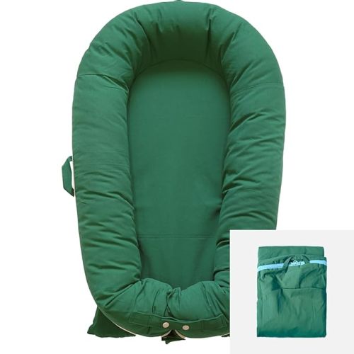 Deluxe Lounger Cover | 100% Cotton Baby Lounger Extra Cover for Dockatot Deluxe | Hypoallergenic Infant Baby Nest Replacement | Cover Only (Forest_Cotton)