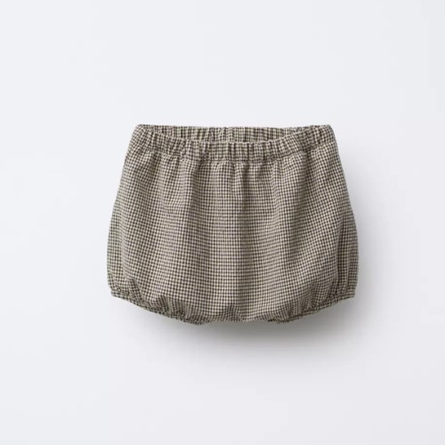PLAID BLOOMERS - Gray / Tan | ZARA United States