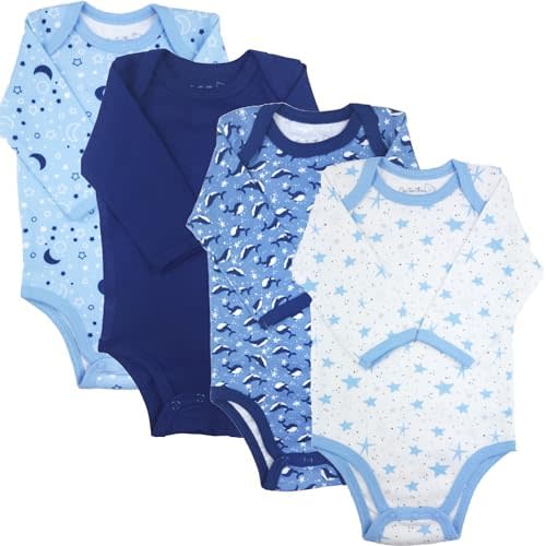 123 Bear 100% Cotton Bodysuits
