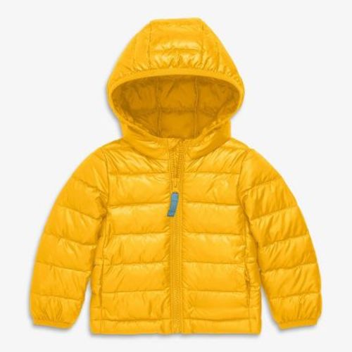 Primary Baby Lightweight Puffer Jacket in Mustard Size 3-6 Months