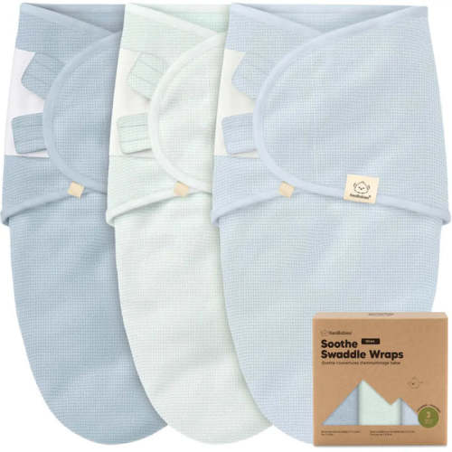KeaBabies - Soothe Wren - Solid Wrap Swaddles - 3pk