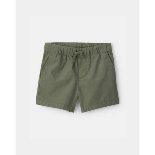 Baby Boy Canvas Shorts - Green | Carter's