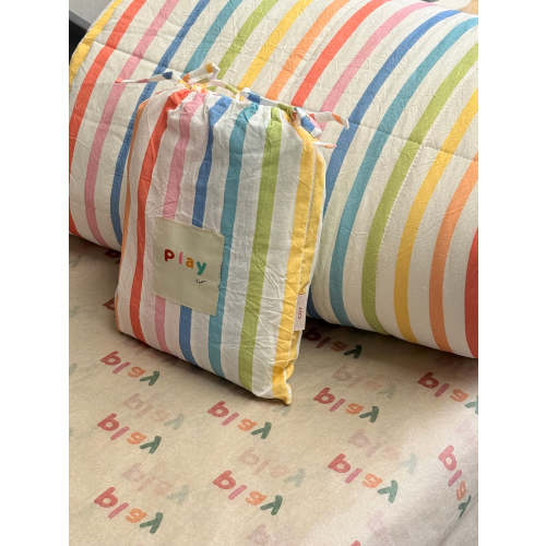 Apple Patch Frill Sheet Set – Play Linen