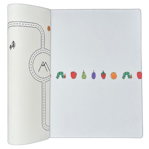 LITTLE Bot x World of Eric Carle Baby Play mat, The Very Hungary Caterpillar Ofie mat (Caterpillar Pop + Zen line)