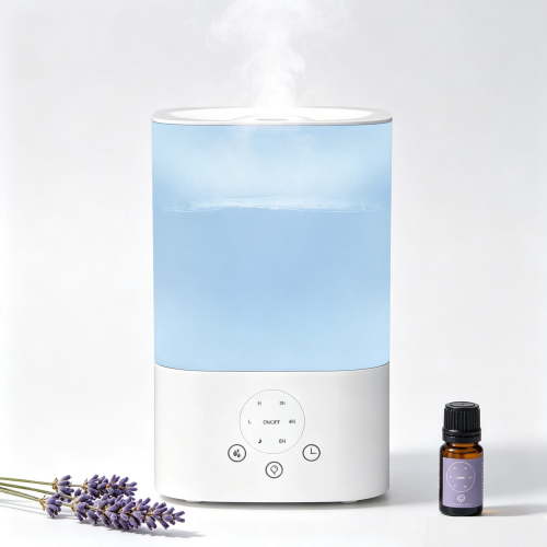 Auseo 3.2L Cool Mist Humidifier, Top fill Humidifier, 7 Color LED Light, Quite Ultrasonic Humidifier, 40H Runtime