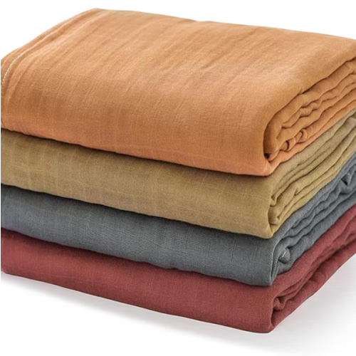 Momcozy Muslin Swaddle Blankets for Baby Boys and Girls, 4-Pack Breathable and Skin-Friendly Receiving Blanket Wrap, Baby Essentials, Registry & Gift, 47 x 47 inches