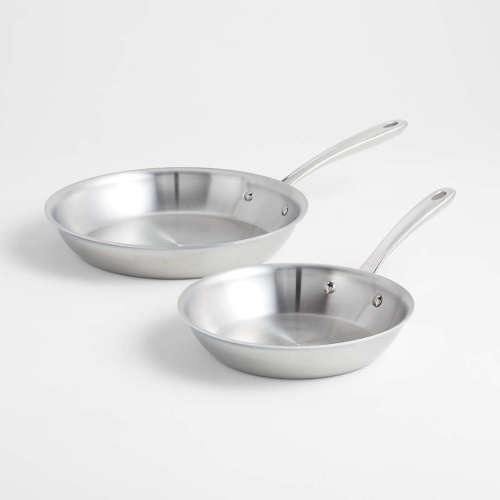 All-Clad ® D3 Curated Stainless Steel 8" and 10" Fry Pans Set