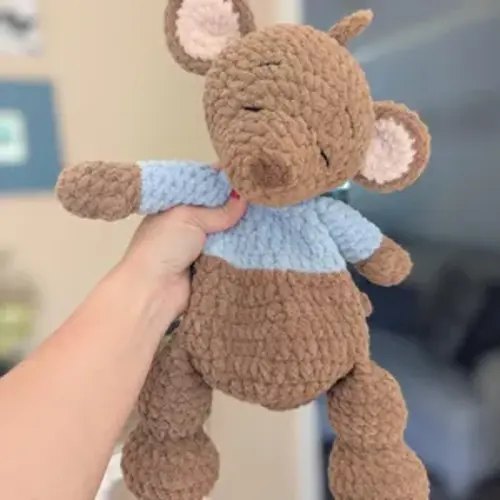 Roo Crochet Classic Hundred Acre Woods Collection: Handmade Plush Snuggler