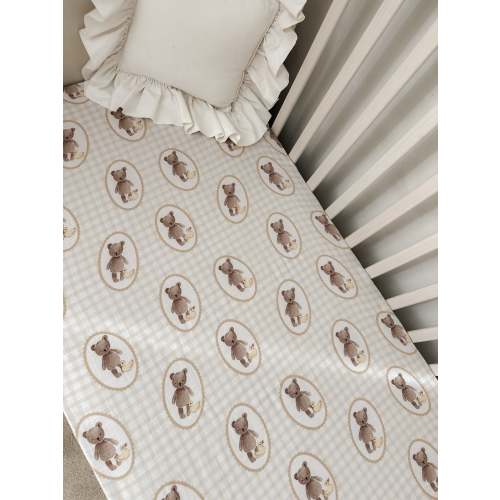 Ted & Duck Fitted Cot Sheet – Pop Ya Tot