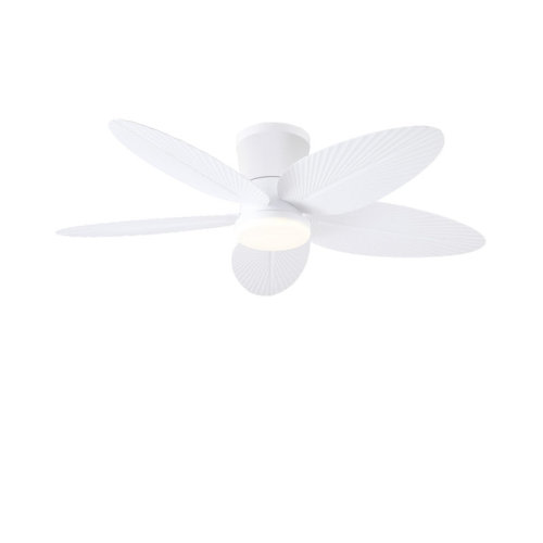 Bay Isle Home™ 42" 5-blade Flush Mount Ceiling Fan With Light And Remote/app Control & Reviews | Wayfair