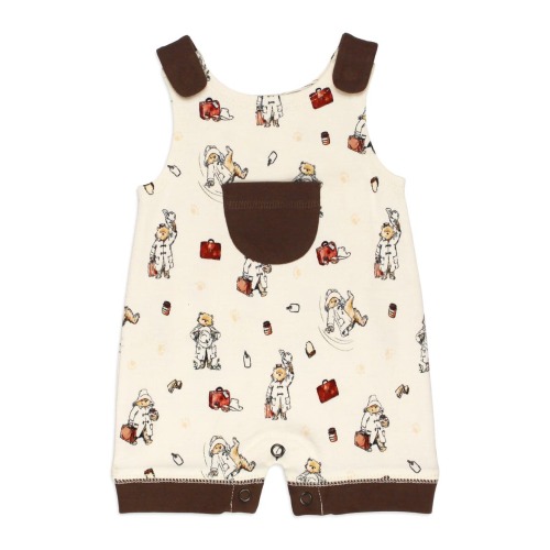 x Paddington Bear™ Sleeveless Organic Cotton Pocket Romper, 6-9M