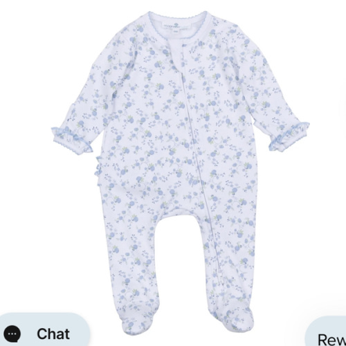 6M Skylar's Classics Print Zip Footie – Magnolia Baby