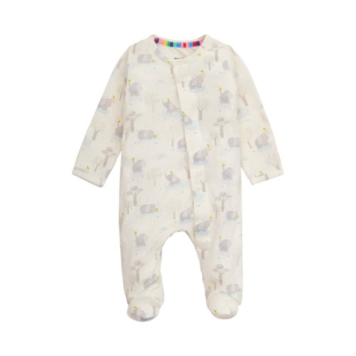 Big Love Print Magnetic Footie