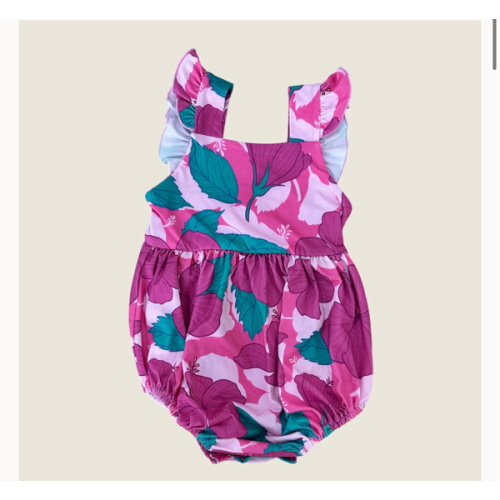 Island Pink Hibiscus Emma onesie – Sweet Sweet Honey Hawaii