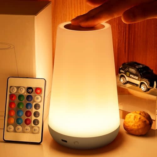 Night Light Touch Lamp, White