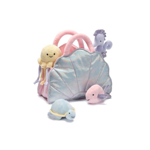 Interactive Aquatic/Sea Shell Plush with Stuffed Animal Toys