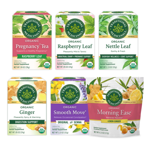 Pregnancy Comfort Collection - Tea Variety 6-Pack | Traditional Medicinals