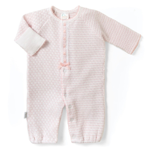 Paty Knit Pinstripe Converter with Eyelet Trim - PatyInc