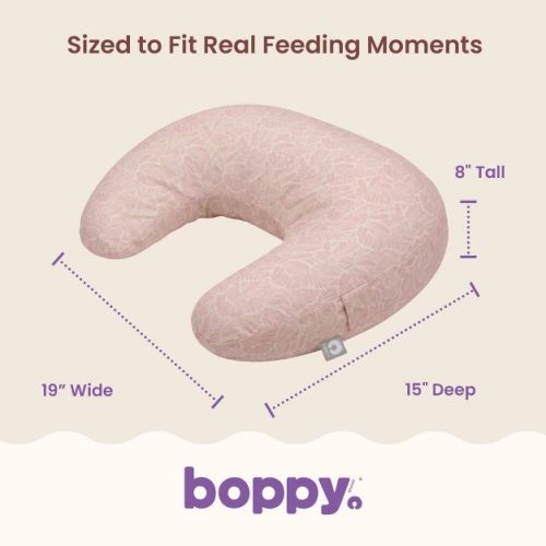 Boppy Nursing Pillow - Blush Butterflies