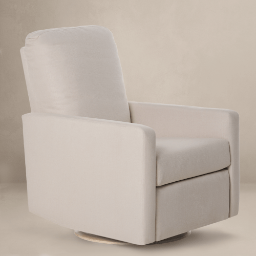 Drew Gliding Swivel Nursery Motorized Recliner in Dream Celadon