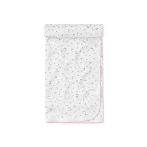 Kissy Kissy 24308P Garden Roses Print Blanket