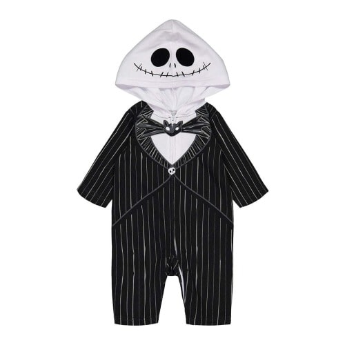 Nightmare Before Christmas Jack Skellington Cosplay Hooded One Piece Jumpsuit