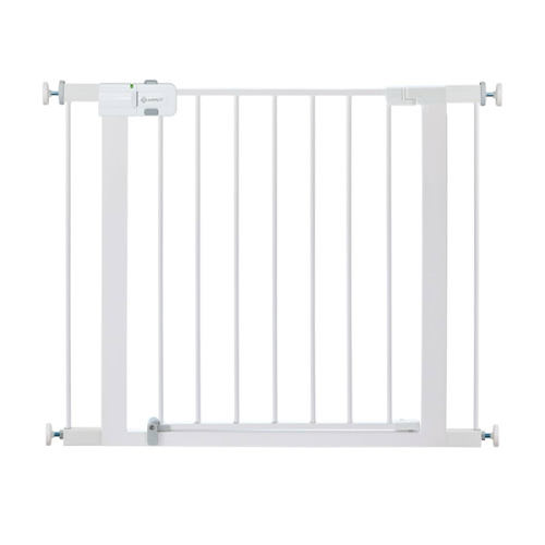 Safety 1st Easy Install Walk Thru Baby Gate for Doorway With Door, Dog Gates, Fits 29"-38", Easy Install 28" Tall, White