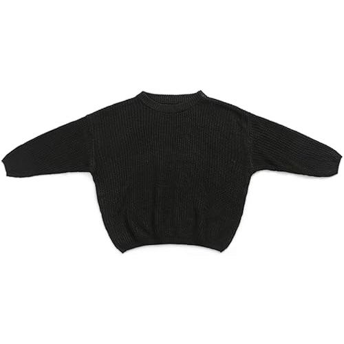 Baby Girl Boy Knit Sweater Blouse Pullover Sweatshirt Warm Crewneck Long Sleeve Tops for Infant Toddler
