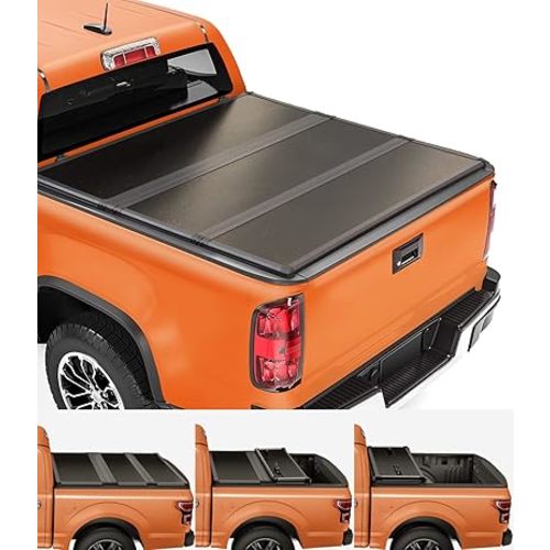 TIPTOP Tri-Fold Hard Tonneau Cover Truck Bed FRP On Top for 2015-2026 Colorado/Canyon 5.2ft Bed (61.7") | TPM3 |