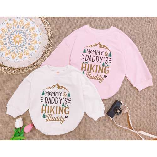 Hiking Buddy Baby Romper: Organic Baby Clothes